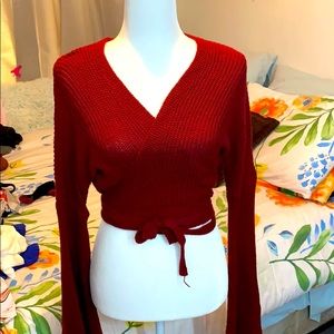 Crop top sweater